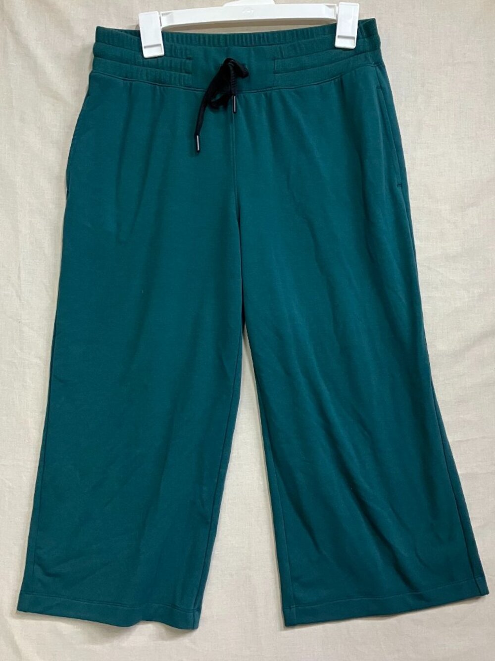 TEK Gear Wide Leg Sweatpants Women's Size XL Green Ultra Soft Drawstring